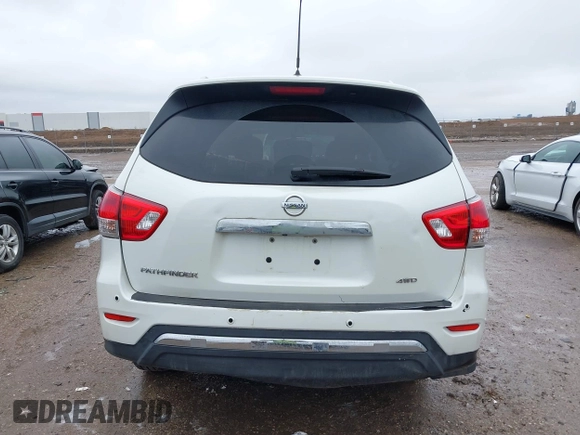 2016 Nissan Pathfinder Platinum with VIN 5N1AR2MM9GC650761, listed as a IAAI auction lot 41553653 with 79,695 mi miles and . Bid and sale history available at DreamBid. Image 17.