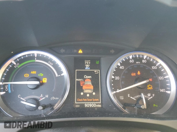 2015 Toyota Highlander Hybrid Limited with VIN 5TDDCRFH6FS008359, listed as a Copart auction lot 80030994 with 90,900 mi miles and Salvage Title. Bid and sale history available at carsss.com. Image 9.