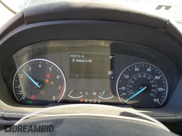 2019 Ford EcoSport SE with VIN MAJ3S2GE8KC286515, listed as a Copart auction lot 62008645 with 98,020 mi miles and Clean title. Bid and sale history available at DreamBid. Image 9.