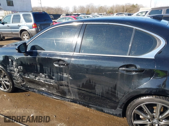 2015 Lexus GS 350 with VIN JTHCE1BL4FA008356, listed as a IAAI auction lot 41443048 with 107,495 mi miles. Bid and sale history available at carsss.com. Image 14.