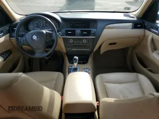 2013 BMW X3 xDrive28i with VIN 5UXWX9C5XD0A20457, listed as a Copart auction lot 54404445 with 126,295 mi miles and Salvage Title. Bid and sale history available at DreamBid. Image 8.