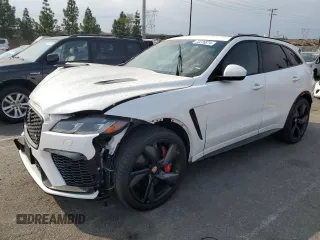 2023 Jaguar F-Pace SVR with VIN SADCZ2EE4PA708358, listed as a Copart auction lot 72276874 with 17,889 mi miles and Salvage Title. Bid and sale history available at DreamBid. Image 1.