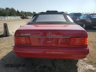 1997 Mercedes-Benz SL-Class with VIN WDBFA67F0VF144896, listed as a Copart auction lot 71951764 with 104,343 mi miles and Salvage Title. Bid and sale history available at carsss.com. Image 6.