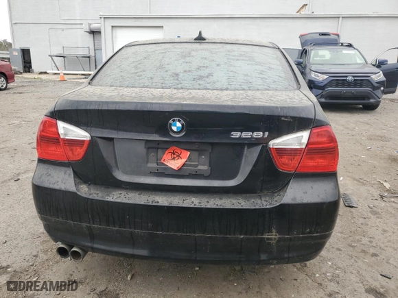 2008 BMW 3 Series 328i with VIN WBAVC53528FZ84291, listed as a Copart auction lot 51515975 with 0 mi miles and Clean Title. Bid and sale history available at carsss.com. Image 6.