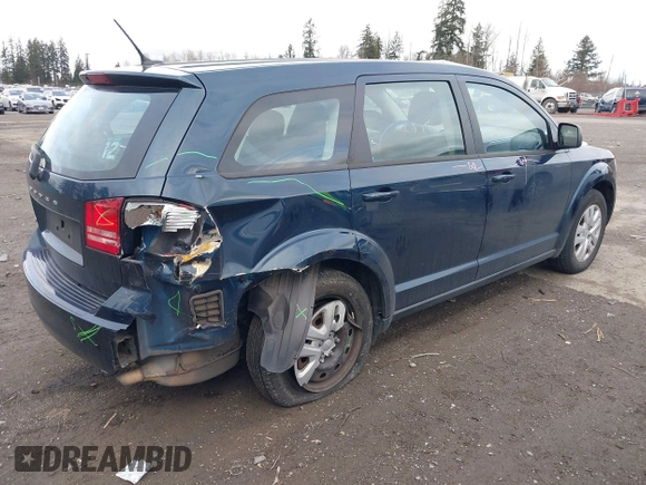 2014 Dodge Journey American Value Pkg with VIN 3C4PDCAB4ET149493, listed as a IAAI auction lot 41549858 with 117,905 mi miles. Bid and sale history available at carsss.com. Image 4.