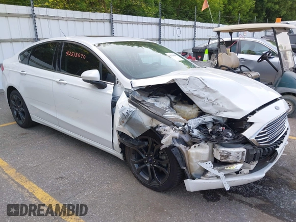 2018 Ford Fusion SE with VIN 3FA6P0HD7JR230705, listed as a IAAI auction lot 42518890 with 114,988 mi miles and . Bid and sale history available at DreamBid. Image 1.