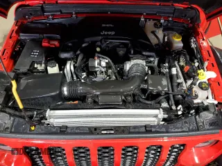 2021 Jeep Wrangler Unlimited Rubicon with VIN 1C4HJXFG4MW534666, listed as a Copart auction lot 47195485 with 7,092 mi miles and Salvage Title. Bid and sale history available at carsss.com. Image 12.