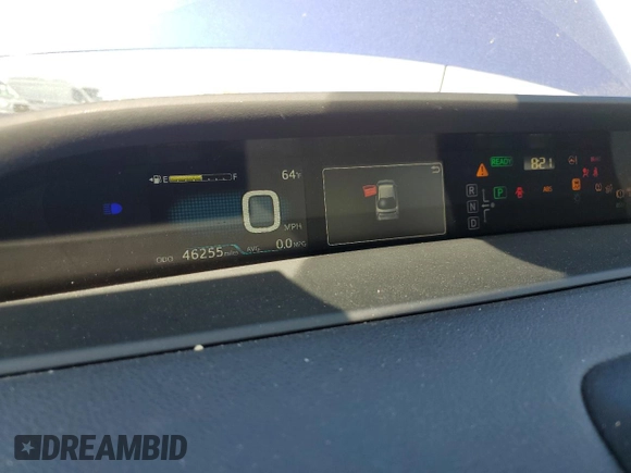 2017 Toyota Prius Two с VIN JTDKBRFU8H3562322, выставлен на аукционе Copart как лот 56758905 с пробегом 46 255 миль миль и Списание • Salvage title. История ставок и продаж доступна на DreamBid. Изображение 9.