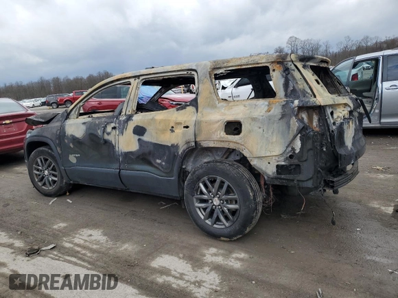 2019 GMC Acadia SLT with VIN 1GKKNMLAXKZ223249, listed as a Copart auction lot 81682714 with Not Provided miles and Salvage Title. Bid and sale history available at carsss.com. Image 2.