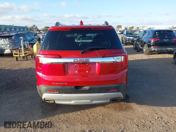 2021 GMC Acadia SLT with VIN 1GKKNMLS5MZ175445, listed as a IAAI auction lot 41505727 with 50,385 mi miles and . Bid and sale history available at carsss.com. Image 17.