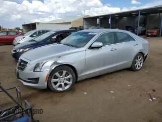2015 Cadillac ATS Standard AWD with VIN 1G6AG5RX4F0111367, listed as a Copart auction lot 47655415 with 128,770 mi miles and Non repairable. Bid and sale history available at DreamBid. Image 1.