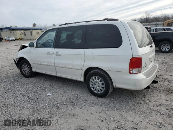 2002 Kia Sedona LX with VIN KNDUP131326320226, listed as a Copart auction lot 42018795 with 178,935 mi miles and Salvage Title. Bid and sale history available at carsss.com. Image 2.