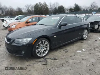 2012 BMW 3 Series 335i with VIN WBADX7C59CE744262, listed as a Copart auction lot 42444535 with 58,388 mi miles and Clean title. Bid and sale history available at DreamBid. Image 1.