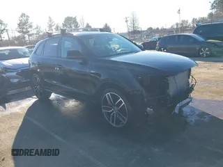 2017 Audi SQ5 Premium Plus with VIN WA1CCAFP1HA014262, listed as a IAAI auction lot 41554674 with 27,506 mi miles. Bid and sale history available at carsss.com. Image 1.