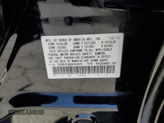 2016 Acura ILX Premium with VIN 19UDE2F88GA004976, listed as a Copart auction lot 60684825 with 109,141 mi miles and Salvage title. Bid and sale history available at DreamBid. Image 12.