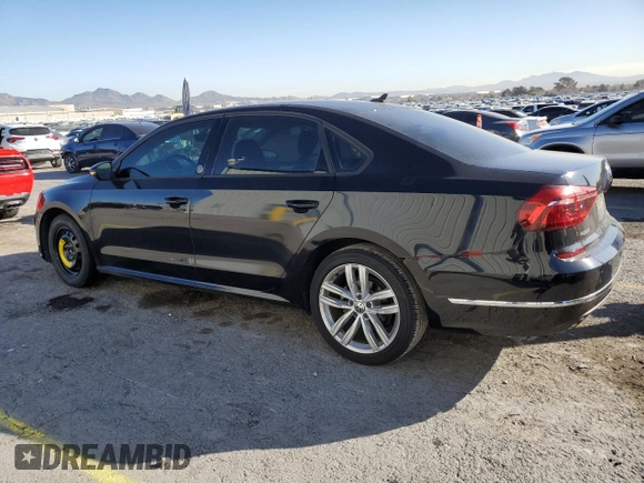 2019 Volkswagen Passat 2.0T Wolfsburg Edition with VIN 1VWLA7A31KC003676, listed as a Copart auction lot 44653595 with 28,376 mi miles and Salvage Title. Bid and sale history available at carsss.com. Image 2.