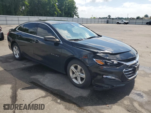 2020 Chevrolet Malibu LS with VIN 1G1ZB5ST5LF156857, listed as a Copart auction lot 57536444 with 48,963 mi miles and Salvage Title. Bid and sale history available at DreamBid. Image 4.