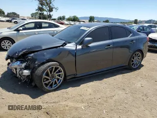 2007 Lexus IS 350 with VIN JTHBE262872008665, listed as a Copart auction lot 65542395 with 127,928 mi miles and Salvage title. Bid and sale history available at DreamBid. Image 1.