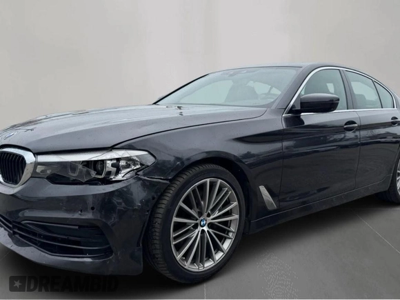 2020 BMW 5 Series with VIN WBAJS1C07LWW6392, listed as a Copart auction lot 53750485 with 126,746 mi miles and Clean title. Bid and sale history available at DreamBid. Image 2.
