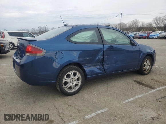 2009 Ford Focus SE with VIN 1FAHP32N99W152335, listed as a Copart auction lot 50386985 with 193,332 mi miles and Salvage Title. Bid and sale history available at carsss.com. Image 3.