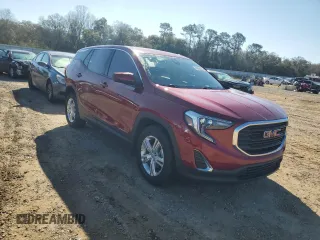 2020 GMC Terrain SLE with VIN 3GKALMEVXLL186911, listed as a Copart auction lot 48308735 with 53,941 mi miles and Salvage Title. Bid and sale history available at carsss.com. Image 4.
