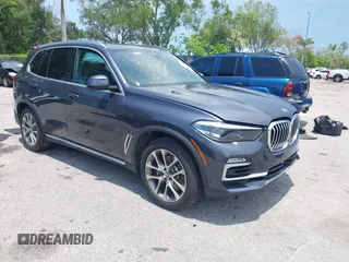 2019 BMW X5 xDrive40i with VIN 5UXCR6C53KLL61431, listed as a IAAI auction lot 42369908 with 105,300 mi miles and . Bid and sale history available at DreamBid. Image 1.