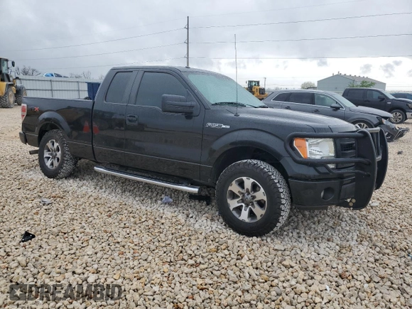 2013 Ford F-150 XL with VIN 1FTFX1EF4DKE85634, listed as a Copart auction lot 50848295 with 245,192 mi miles and Salvage Title. Bid and sale history available at carsss.com. Image 4.