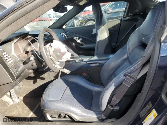 2016 Chevrolet Corvette Stingray Z51 3LT with VIN 1G1YM3D71G5110898, listed as a Copart auction lot 81411354 with 48,761 mi miles and Salvage Title. Bid and sale history available at carsss.com. Image 7.
