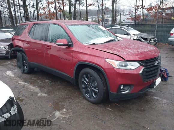 2021 Chevrolet Traverse RS with VIN 1GNERJKW7MJ143800, listed as a IAAI auction lot 41263252 with 211,463 mi miles. Bid and sale history available at carsss.com. Image 1.