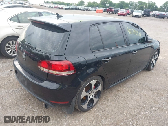 2012 Volkswagen Golf GTI Autobahn with VIN WVWHV7AJ8CW051638, listed as a IAAI auction lot 42792971 with 188,248 mi miles and . Bid and sale history available at DreamBid. Image 4.
