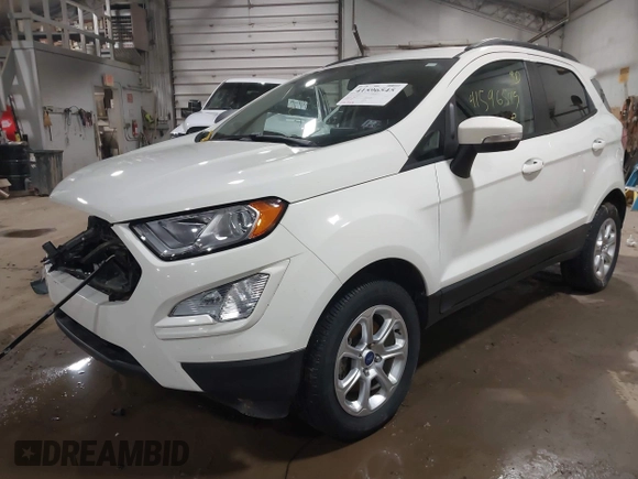 2022 Ford EcoSport SE with VIN MAJ6S3GL6NC469837, listed as a IAAI auction lot 41596545 with 18,788 mi miles and . Bid and sale history available at DreamBid. Image 18.