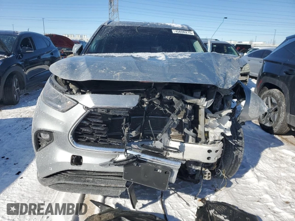 2023 Toyota Highlander Hybrid Limited with VIN 5TDXBRCH2PS133610, listed as a Copart auction lot 45696215 with 56,166 mi miles and Salvage title. Bid and sale history available at DreamBid. Image 5.