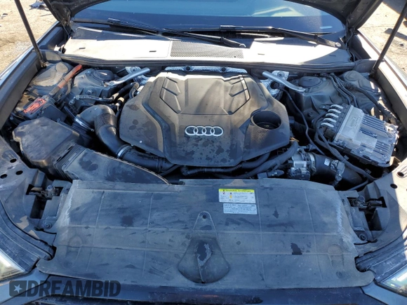 2021 Audi A6 Premium Plus with VIN WAUL2AF27MN072664, listed as a Copart auction lot 88597315 with 59,087 mi miles and Salvage Title. Bid and sale history available at carsss.com. Image 11.
