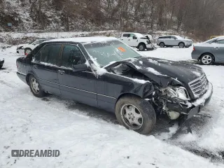 1999 Mercedes-Benz S-Class with VIN WDBGA43G5XA432341, listed as a Copart auction lot 43944135 with 0 mi miles and Salvage Title. Bid and sale history available at carsss.com. Image 4.