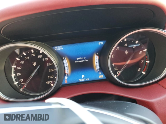 2020 Maserati Levante GranLusso z VIN ZN661XUL1LX354981, wystawiony jako Copart lot #43212585 z przebiegiem 53 057 mil mil oraz Nie do naprawy • Non repairable. Historia ofert i sprzedaży dostępna na DreamBid. Obrazek 9.