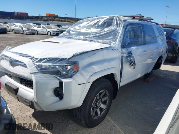 2024 Toyota 4Runner TRD Off Road with VIN JTERU5JR3R6278015, listed as a IAAI auction lot 40637281 with Not provided miles and . Bid and sale history available at DreamBid. Image 2.