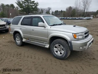 2000 Toyota 4Runner SR5 with VIN JT3HN86R5Y0261231, listed as a Copart auction lot 51372445 with 195,639 mi miles and Clean Title. Bid and sale history available at carsss.com. Image 4.