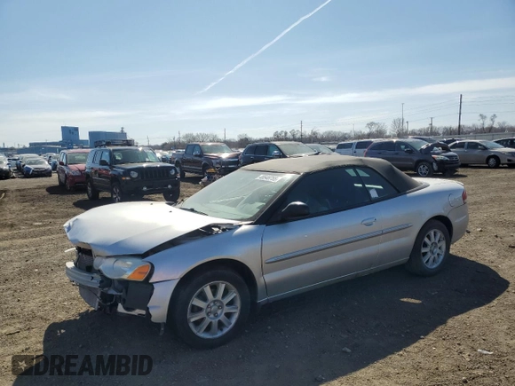 2005 Chrysler Sebring GTC with VIN 1C3EL75R85N618422, listed as a Copart auction lot 48548755 with 111,681 mi miles and Salvage Title. Bid and sale history available at DreamBid. Image 1.