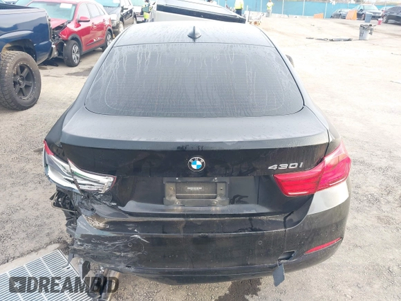 2019 BMW 4 Series 430i with VIN WBA4J1C53KBM17029, listed as a IAAI auction lot 41933607 with 54,107 mi miles and . Bid and sale history available at DreamBid. Image 17.
