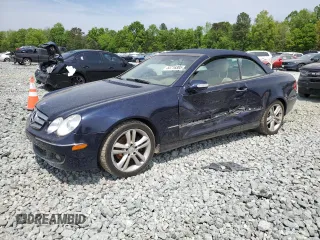 2006 Mercedes-Benz CLK 350 with VIN WDBTK56GX6T064240, listed as a Copart auction lot 53716385 with 166,382 mi miles and Salvage Title. Bid and sale history available at DreamBid. Image 1.