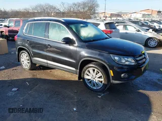 2016 Volkswagen Tiguan S with VIN WVGBV7AX3GW522378, listed as a IAAI auction lot 41391294 with 106,278 mi miles and . Bid and sale history available at DreamBid. Image 1.