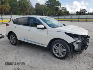 2019 Acura RDX w/Advance Pkg with VIN 5J8TC1H78KL009771, listed as a Copart auction lot 43007165 with 49,491 mi miles and Salvage Title. Bid and sale history available at carsss.com. Image 4.