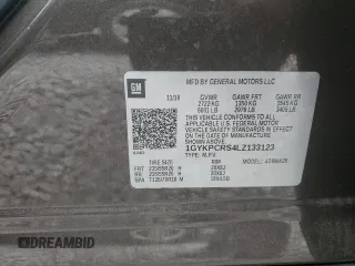2020 Cadillac XT6 FWD Premium Luxury with VIN 1GYKPCRS4LZ133123, listed as a Copart auction lot 59411115 with 64,463 mi miles and Salvage title. Bid and sale history available at DreamBid. Image 13.