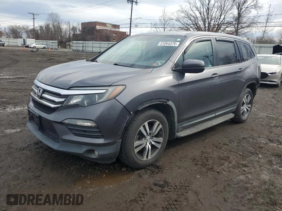 2018 Honda Pilot EX-L with VIN 5FNYF6H59JB008024, listed as a Copart auction lot 51044375 with Not Provided miles and Salvage Title. Bid and sale history available at carsss.com. Image 1.