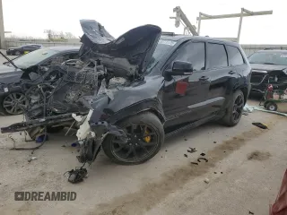 2018 Jeep Grand Cherokee Trackhawk with VIN 1C4RJFN9XJC231597, listed as a Copart auction lot 49271175 with Not provided miles and Salvage title. Bid and sale history available at DreamBid. Image 1.