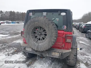 2018 Jeep Wrangler Unlimited Sport S with VIN 1C4HJXDG5JW131522, listed as a IAAI auction lot 41563099 with 75,405 mi miles and . Bid and sale history available at DreamBid. Image 15.