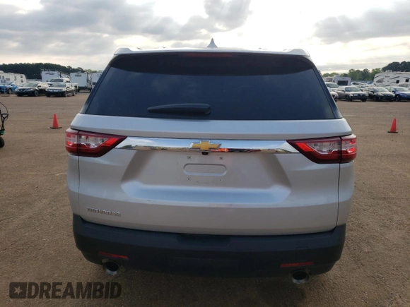2021 Chevrolet Traverse LS with VIN 1GNERFKW3MJ254289, listed as a Copart auction lot 51337155 with 40,127 mi miles and Salvage title. Bid and sale history available at DreamBid. Image 6.