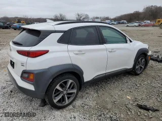 2021 Hyundai Kona Ultimate with VIN KM8K5CA50MU720575, listed as a Copart auction lot 48756425 with 27,054 mi miles and Salvage Title. Bid and sale history available at carsss.com. Image 3.