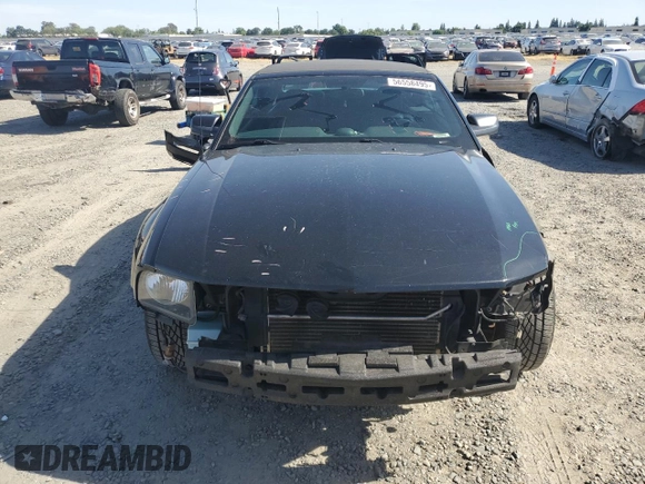2008 Ford Mustang Deluxe with VIN 1ZVHT84N385113015, listed as a Copart auction lot 56558495 with 120,085 mi miles and Salvage title. Bid and sale history available at DreamBid. Image 5.