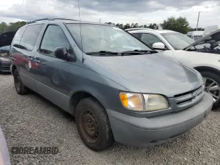 2000 Toyota Sienna LE with VIN 4T3ZF13C6YU258905, listed as a Copart auction lot 74745744 with 0 mi miles and Salvage Title. Bid and sale history available at carsss.com. Image 4.